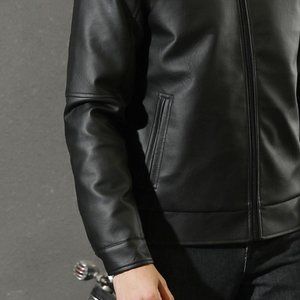 Brand New SF Men's Luxury Italian Leather Jacket